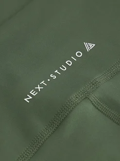Groen - Superzachte Dry Tech yogasportleggings met uitlopende pijpen