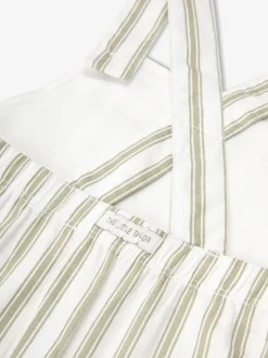 Groen - The Little Tailor Baby Woven Dungarees and T-Shirt Set