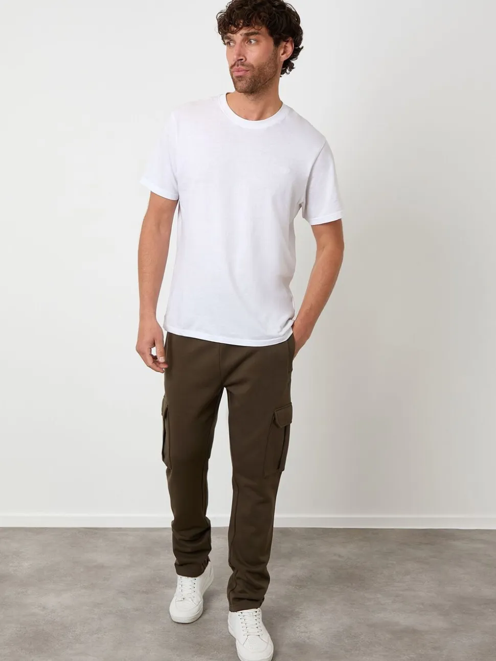 Groen - Threadbare Cargo Joggers