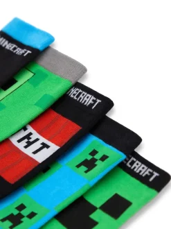 Groen - Vanilla Underground Minecraft TNT Sokken set van 5