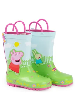 Groen - Vanilla Underground Peppa Pig Kids Wellies with Handles