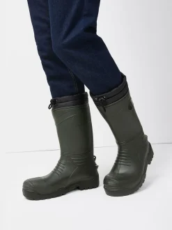 Groen - Warme gevoerde regenlaarzen