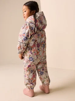 Groen bloemmotief - Character Waterproof Snowsuit (6mths-7yrs)