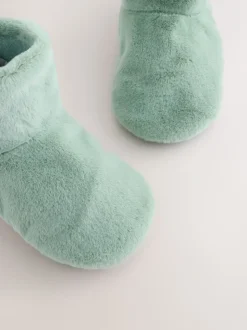 Groen dinosaurus - Soft Slipper Socks