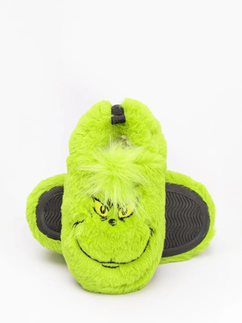 Groen Grinch - Vanilla Underground zachte kerstpantoffels voor kinderen