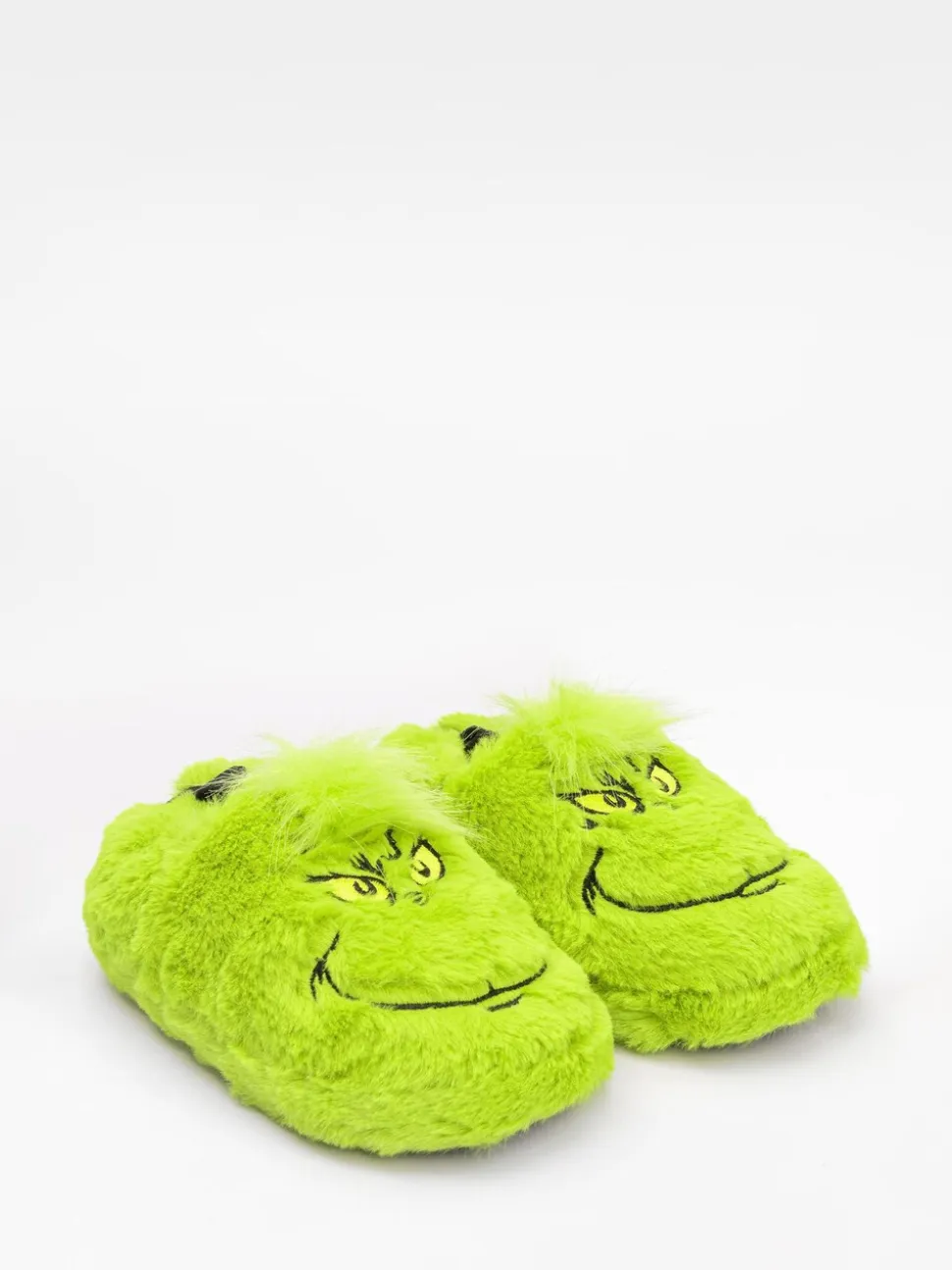 Groen Grinch - Vanilla Underground zachte kerstpantoffels voor kinderen