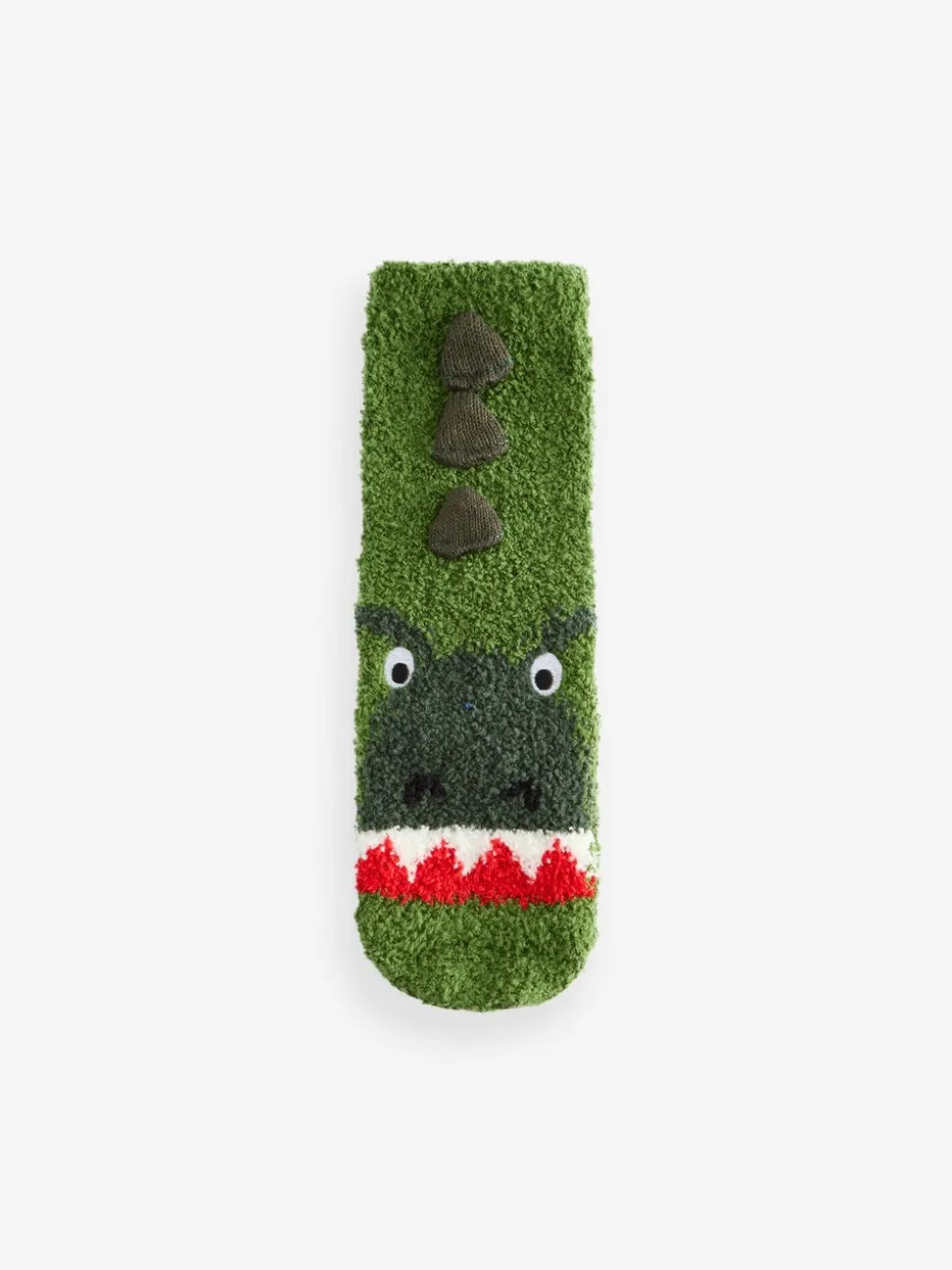 Groen met dinosaurussen - 2 paar knusse sokken