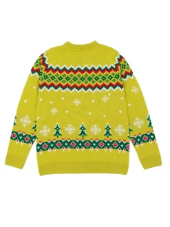 Groen met kerst-Grinch - Vanilla Underground - Gelicentieerde gebreide herenkersttrui
