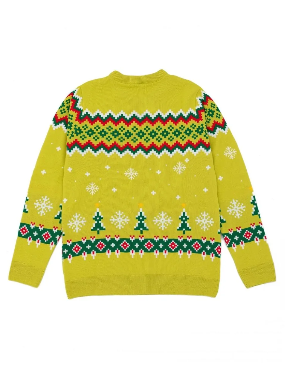 Groen met kerst-Grinch - Vanilla Underground - Gelicentieerde gebreide herenkersttrui