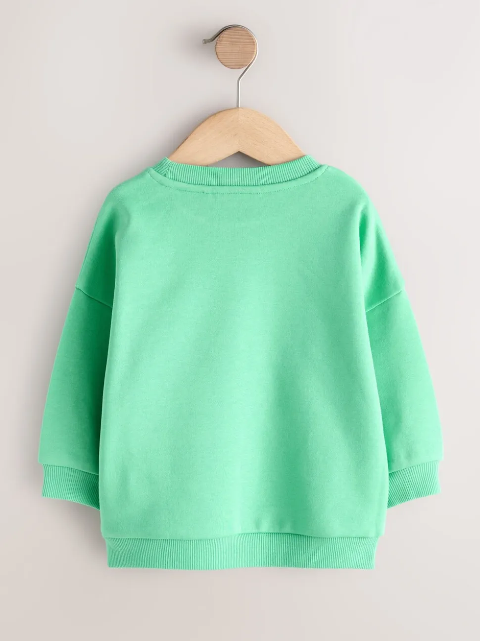 Groen met palmboomprint - Sweatshirt met ronde hals en all-over print (3 mnd - 7 jr)