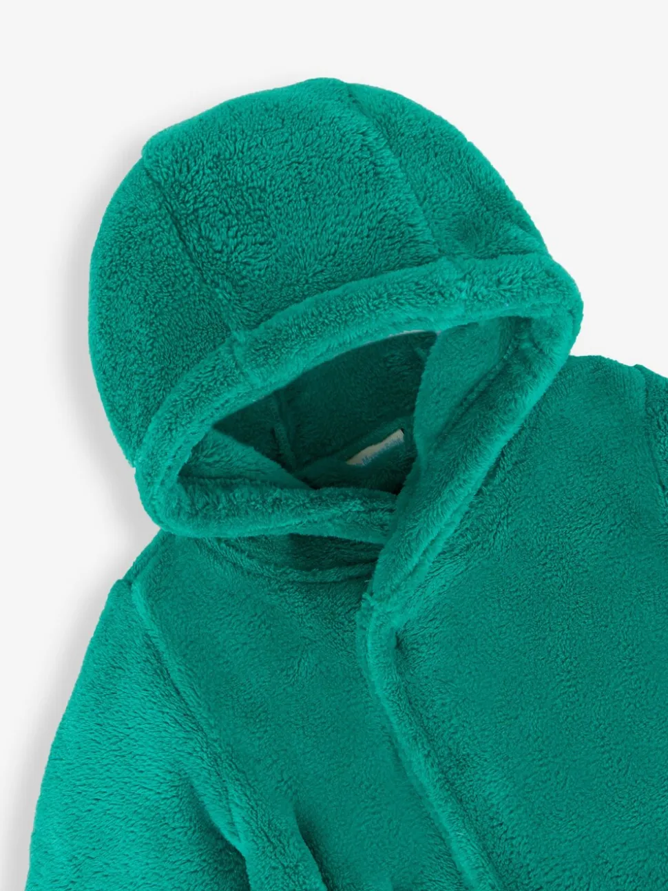 Groen met traktorenprint - JoJo Maman Bébé - Kamerjas met graafmachineprint