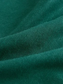 Groen met vervoerprint - T-shirt met applicatie en lange mouwen (3 mnd-7 jr)