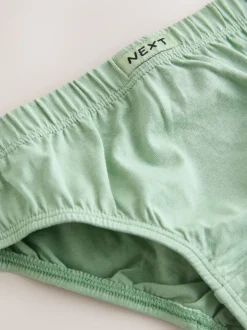 Groen/blauw - 100% katoenen slip verpakking van 7 (1,5 - 16 jr)