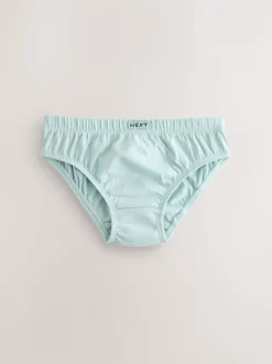Groen/blauw - 100% katoenen slip verpakking van 7 (1,5 - 16 jr)