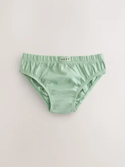 Groen/blauw - 100% katoenen slip verpakking van 7 (1,5 - 16 jr)