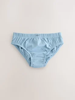 Groen/blauw - 100% katoenen slip verpakking van 7 (1,5 - 16 jr)