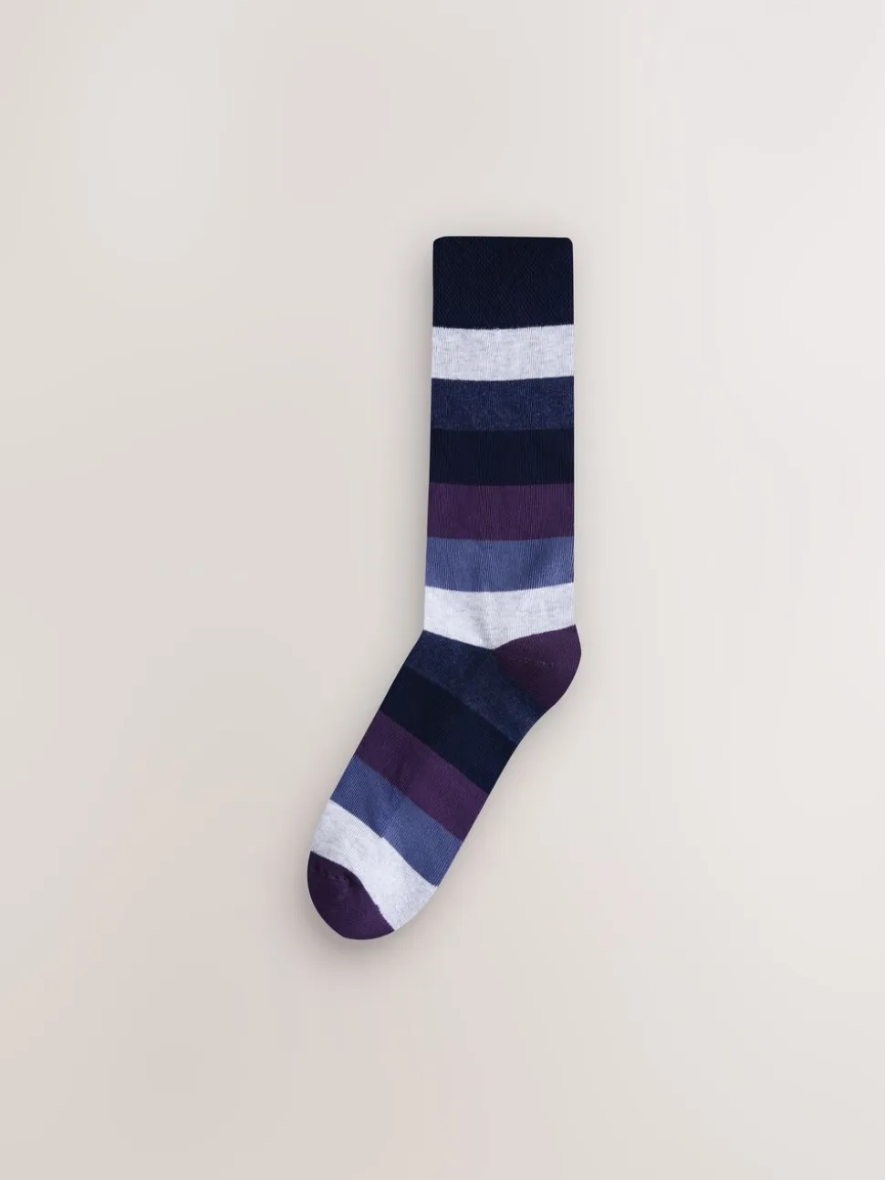 Groen/blauw/grijs - Striped Cushioned Sole Comfort Socks 10 Pack
