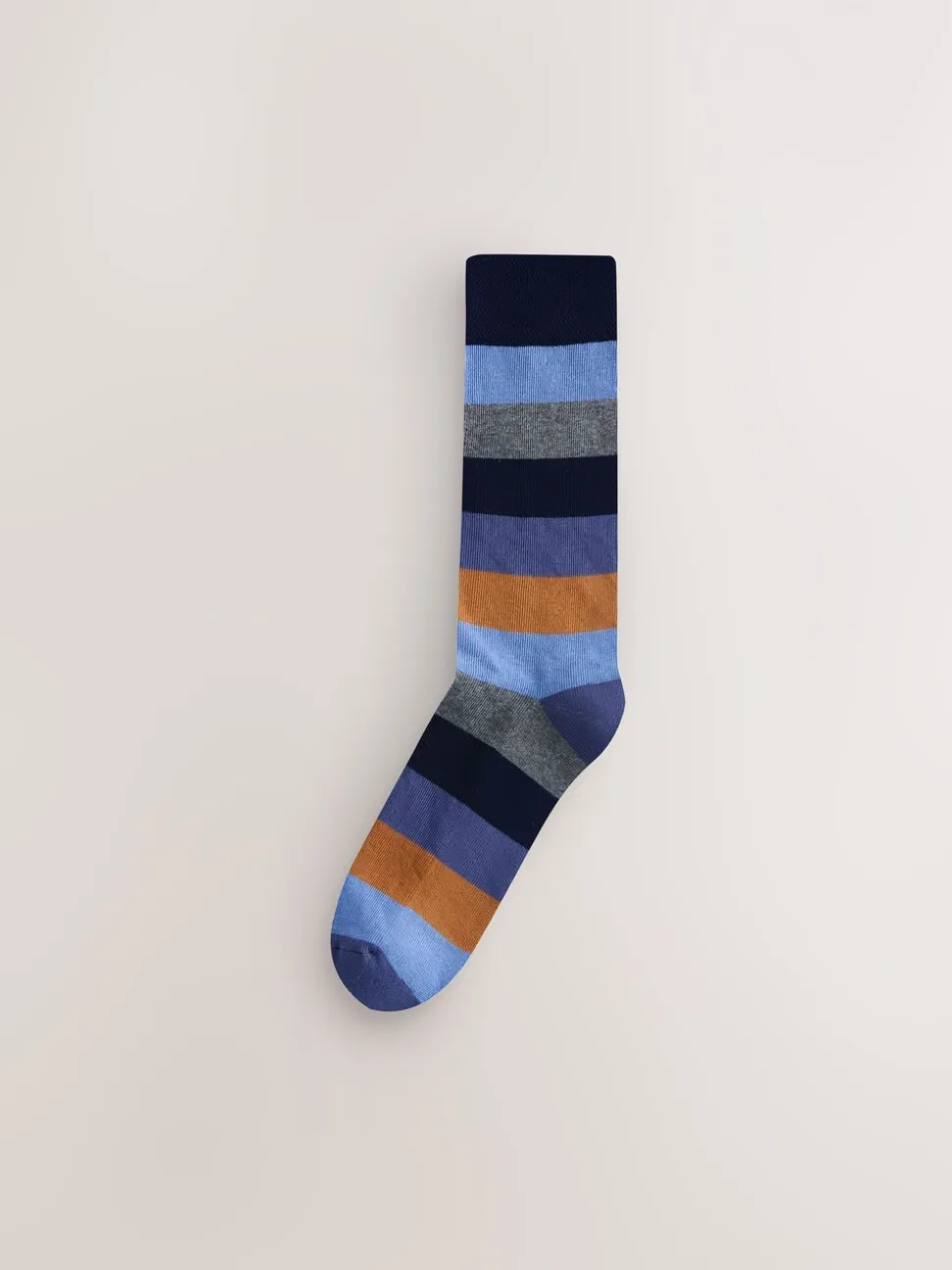 Groen/blauw/grijs - Striped Cushioned Sole Comfort Socks 10 Pack