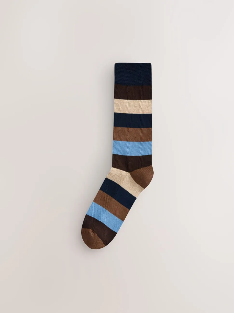 Groen/blauw/grijs - Striped Cushioned Sole Comfort Socks 10 Pack