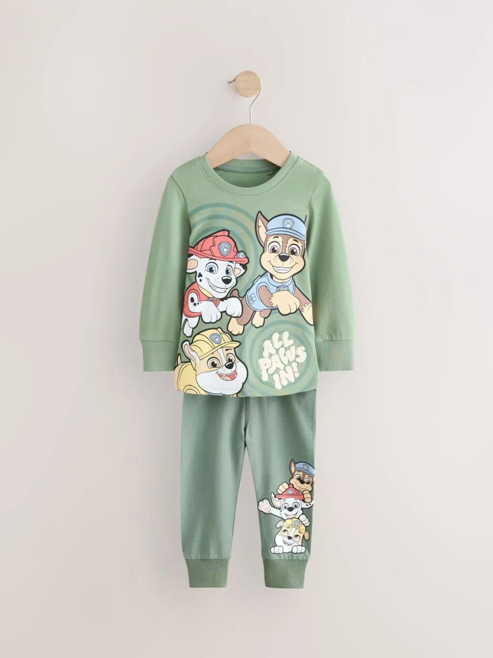 Groen/blauw/rood Paw Patrol - Gelicentieerde knusse pyjama's 3 pack (9mnd -9jr)