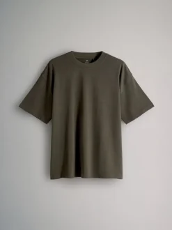 Groen/Bruin/Zwart - The Set 4 Pack Short Sleeve Cotton T-Shirts