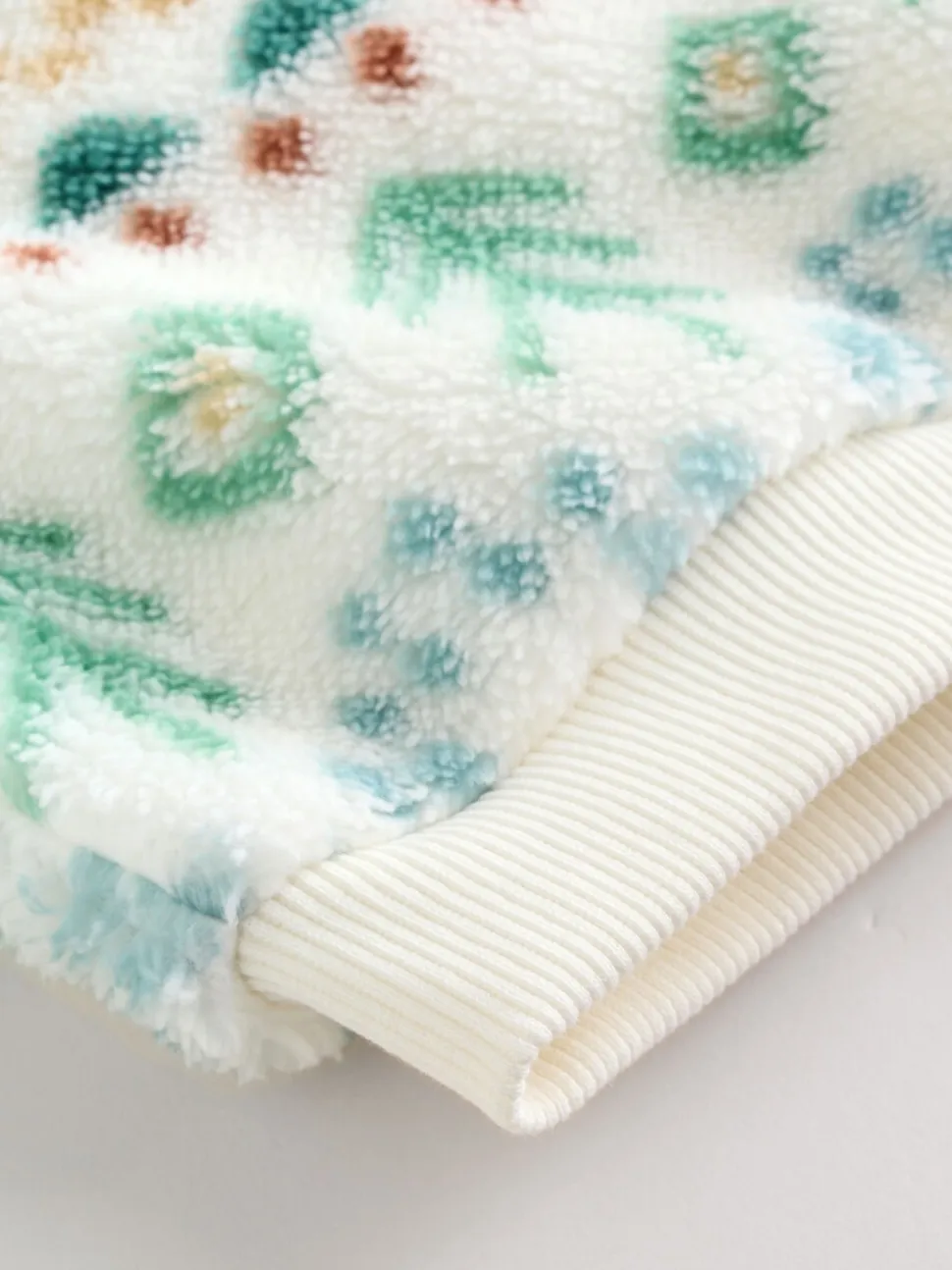 Groene beer Fairisle - Set van fleece top en joggingbroek voor baby's (0mnd -2jr)
