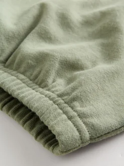 Groene beer Fairisle - Set van fleece top en joggingbroek voor baby's (0mnd -2jr)