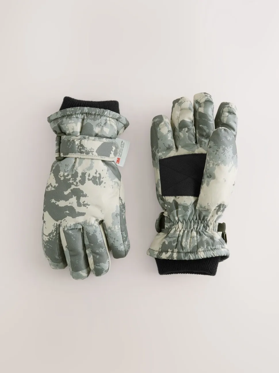 Groene camouflageprint - Skihandschoenen (3-16jaar)
