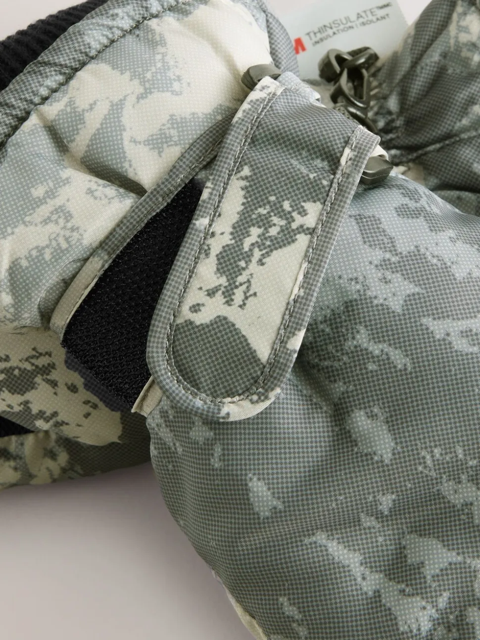 Groene camouflageprint - Skihandschoenen (3-16jaar)