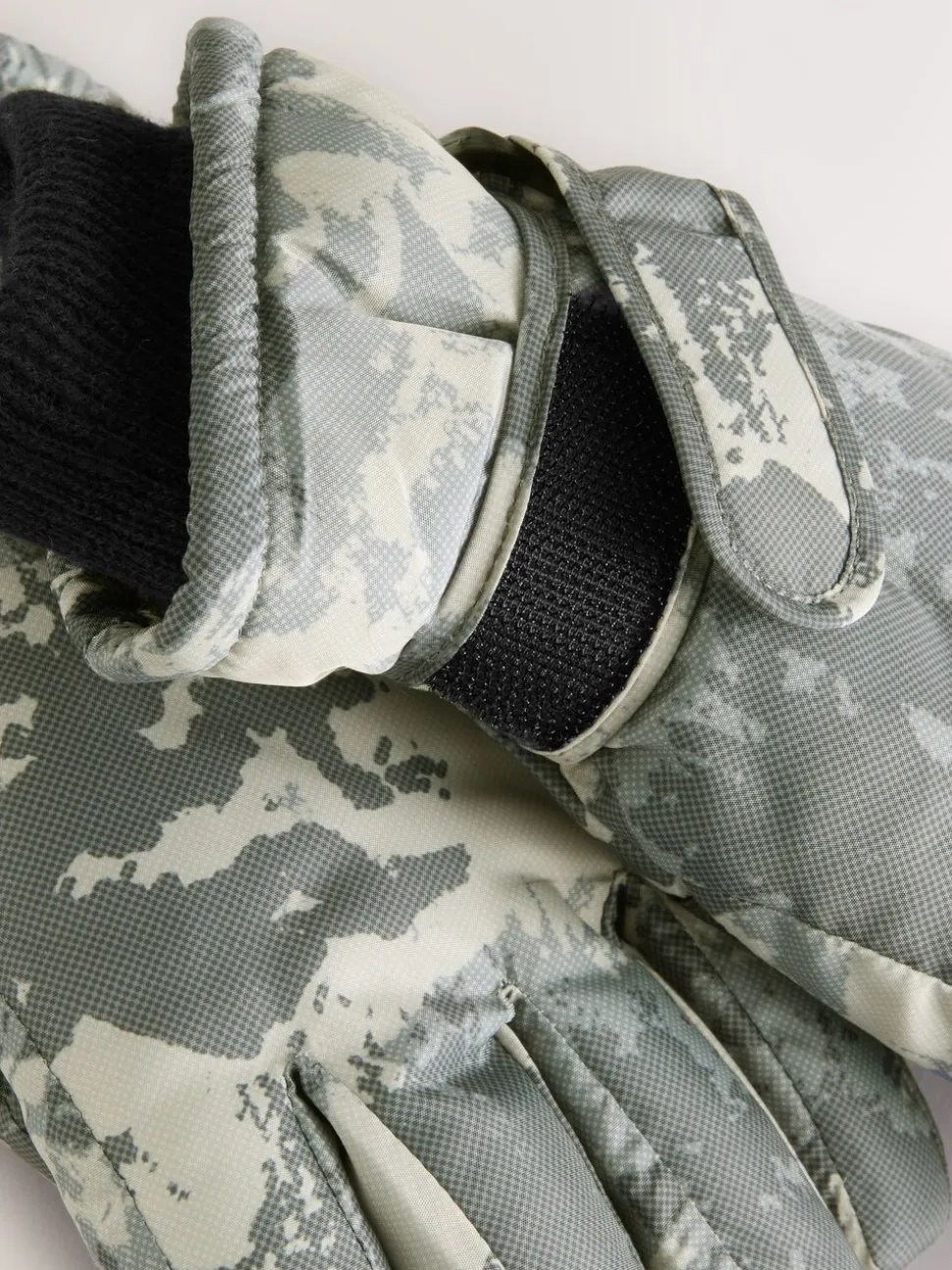 Groene camouflageprint - Skihandschoenen (3-16jaar)