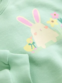Groene Pasen - Sweatshirt met ronde hals (3 mnd-7 jr)