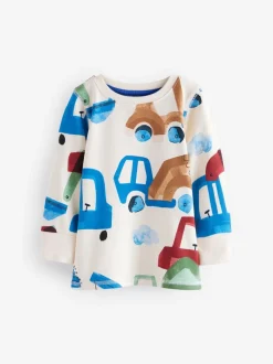 Groen/oranje transport - Mini Knusse Pyjama's 3 Set (9mnd-10jr)