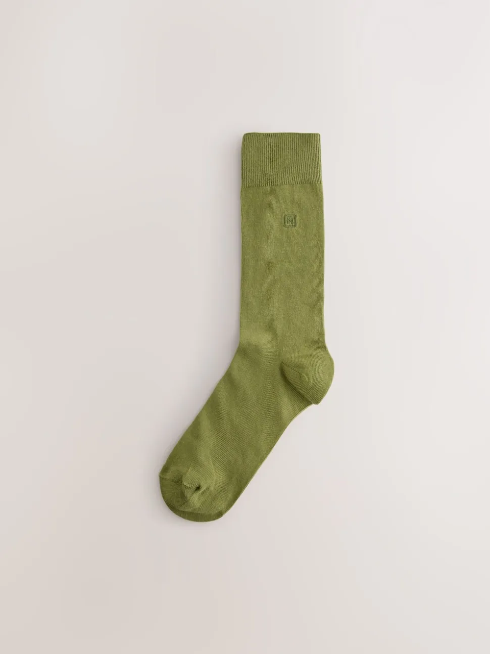 Groen/rood/blauw - Verpakking van 8 - Frisblijvende sokken met borduursel