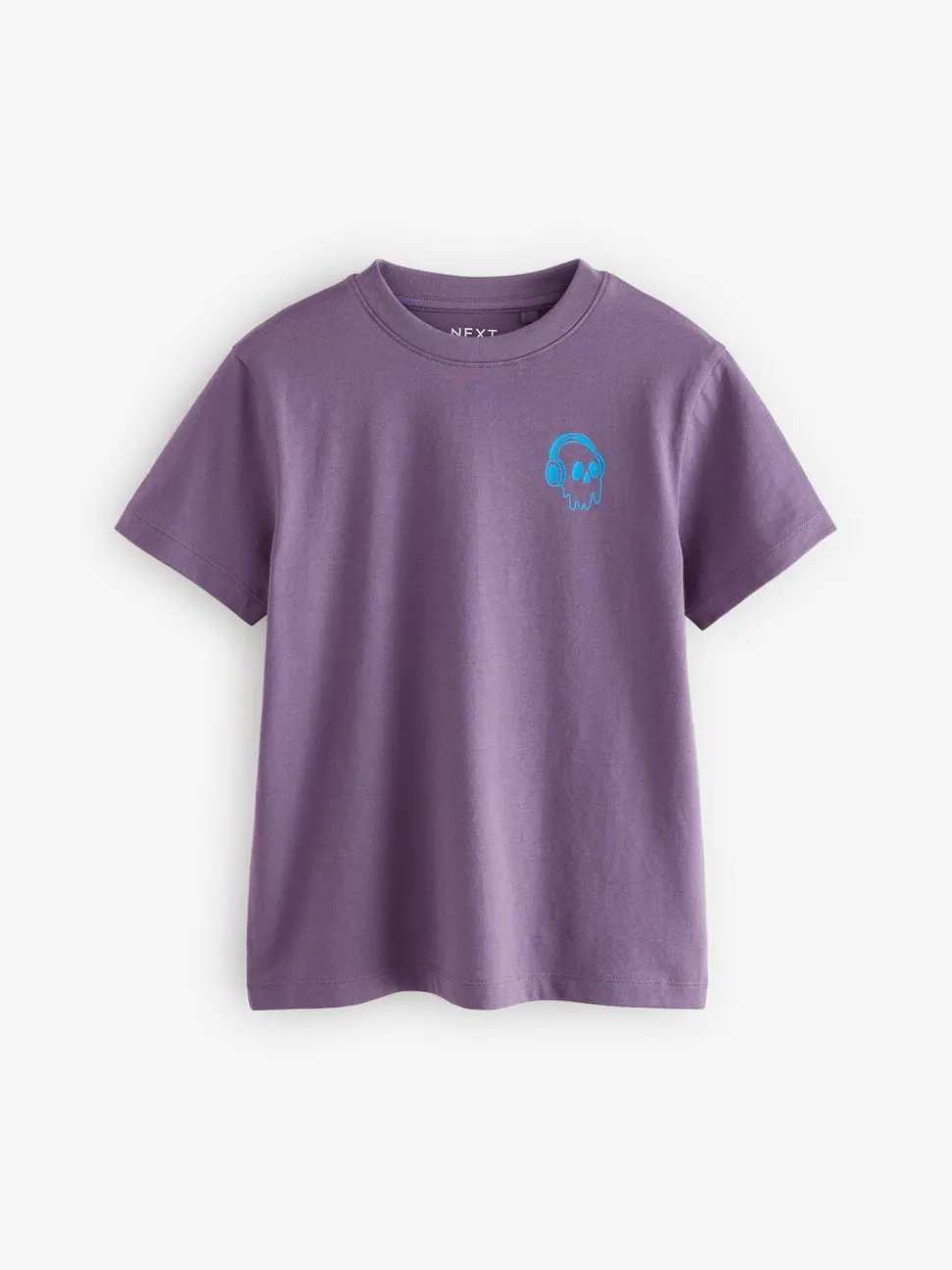 Groen/rood/camel/paars - Verpakking van 4 T-shirts met kleine grafische print en korte mouwen (3 - 16 jr)