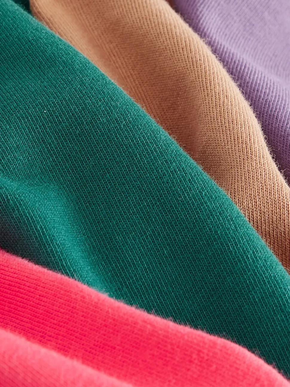 Groen/rood/camel/paars - Verpakking van 4 T-shirts met kleine grafische print en korte mouwen (3 - 16 jr)