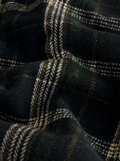 Groen/zwart - Check Brushed Pencil Skirt