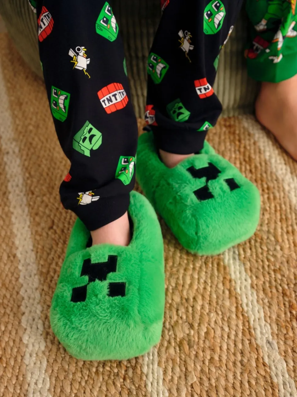 Groen/zwart Minecraft - Licentie Joggingbroeken Pyjama's 2 verpakking (5-16jr)