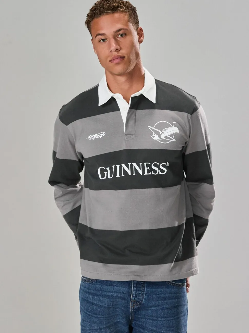 Guinness Zwart - Rugbyshirt