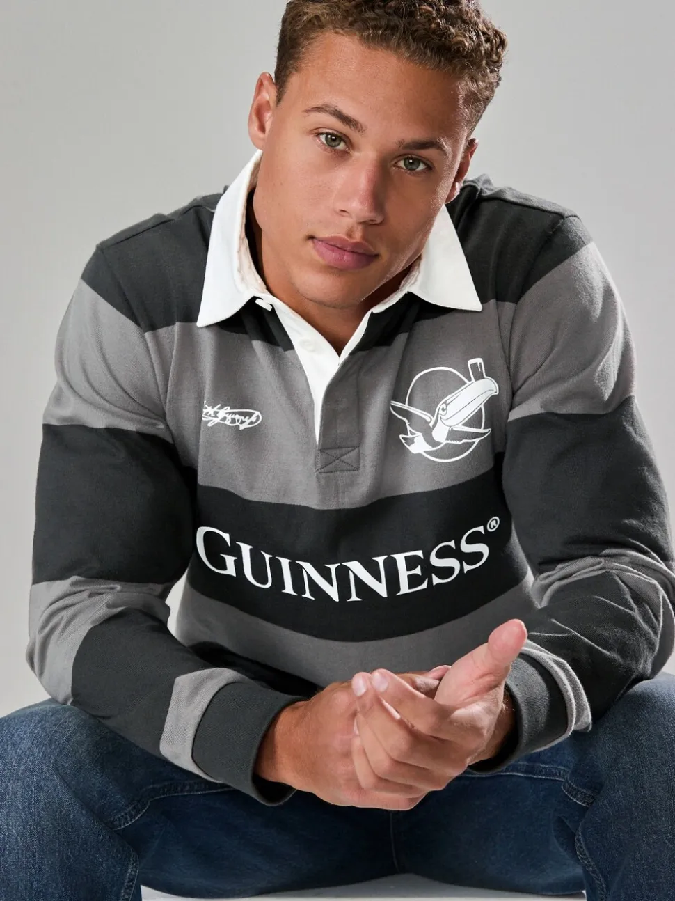 Guinness Zwart - Rugbyshirt