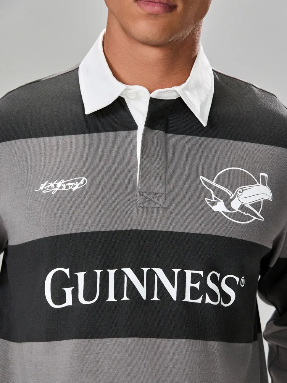 Guinness Zwart - Rugbyshirt