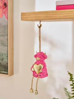 Hamish The Highland Cow - Hartvormige decoratie om op te hangen