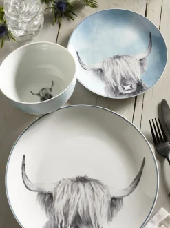Hamish The Highland Cow 12-delige dinerset