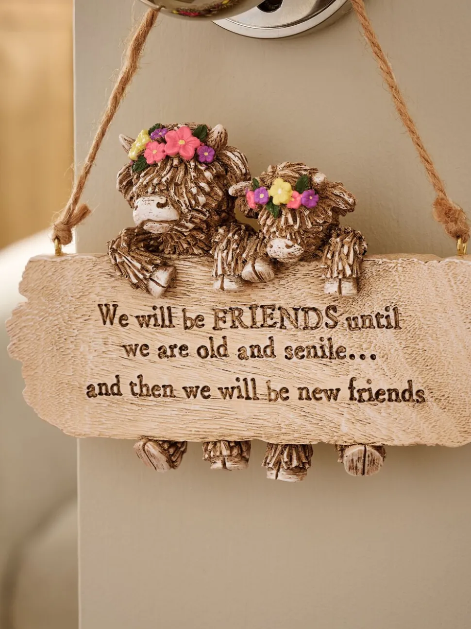Hamish The Highland Cow Friends decoratiehanger