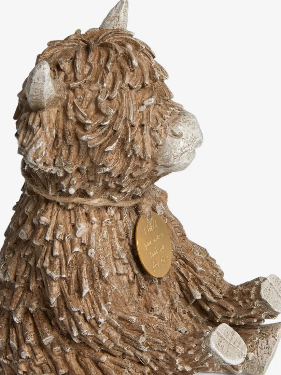 Hamish the Highland Cow tv-houder met afstandsbediening