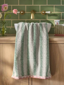 Handdoek met bloemenprint