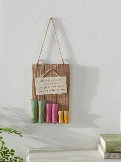 Hangdecoratie met regenlaars