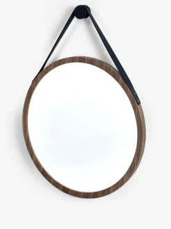Hangende ronde wandspiegel