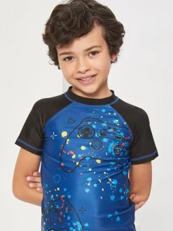 Harry Bear Gaming tweedelige top- en shortset