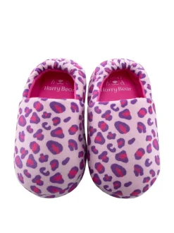 Harry Bear Leopard Print Slippers
