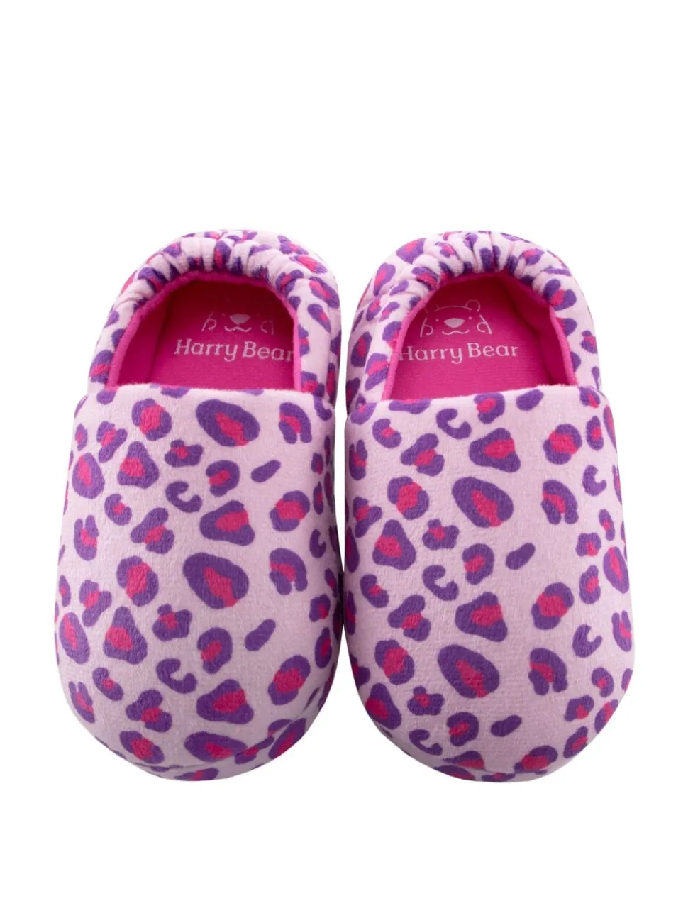 Harry Bear Leopard Print Slippers
